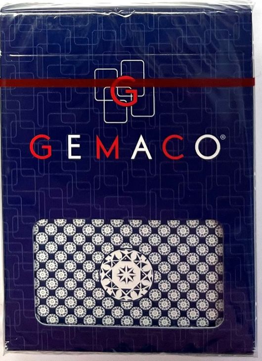 Gemaco Double Gemback No Peek Poker Jumbo Index Blue Decks main image